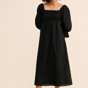 Hutch Eyelet Midi Dress